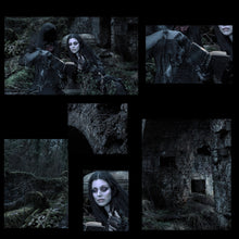 Load image into Gallery viewer, Close up details evoking the haunting atmosphere of the artwork