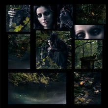 Load image into Gallery viewer, Close up details evoking haunting atmosphere of this artwork